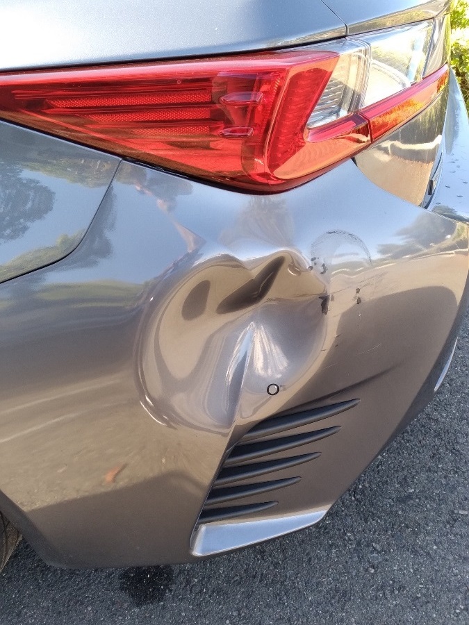 Lexus Bumper Dent