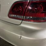 Lexus bumper crack