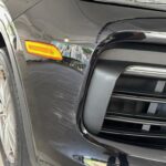 Porsche Cayenne bumper scratched