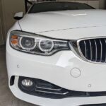 BMW bumper scratch repair