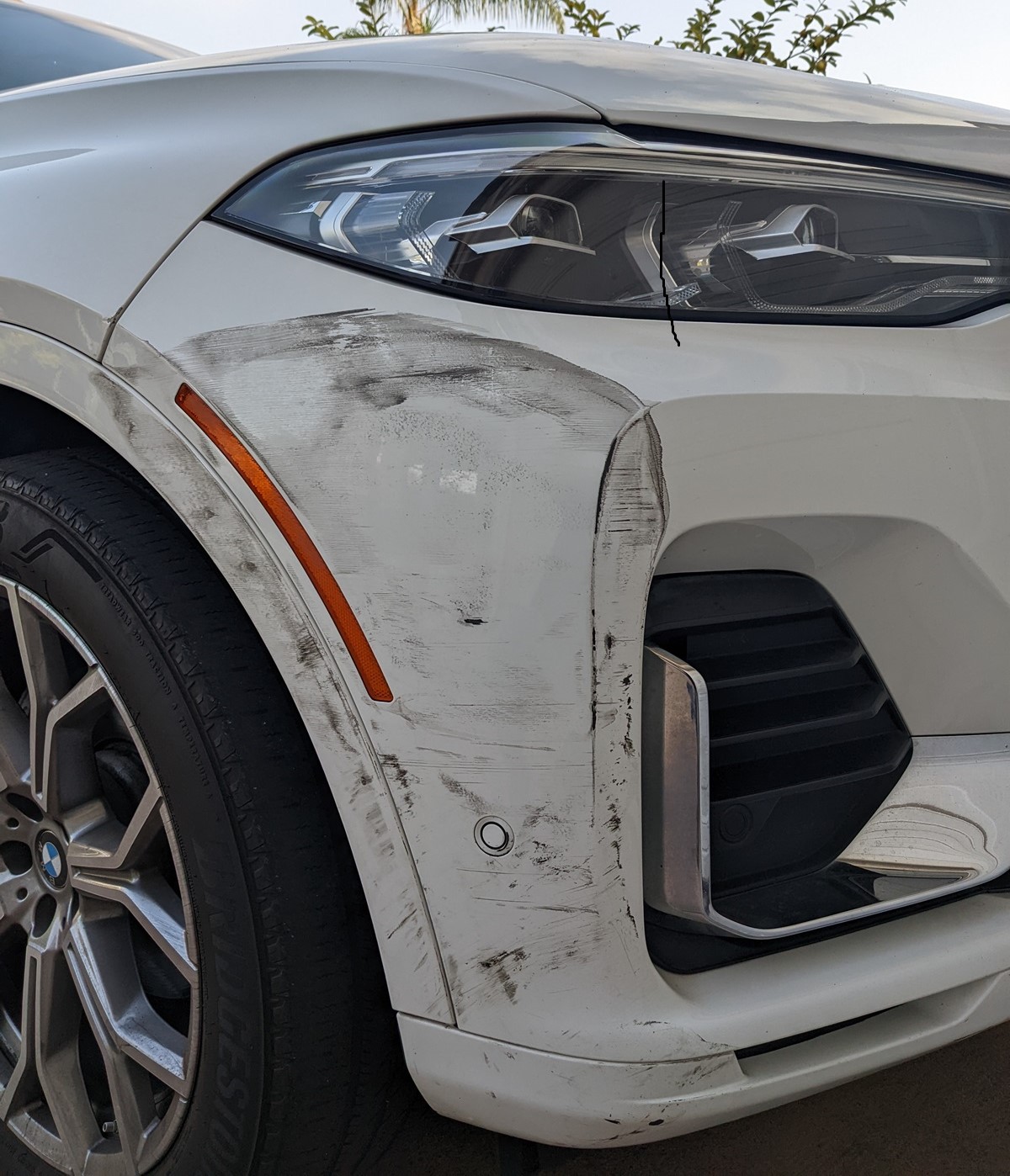 BMW Bumper Scratches