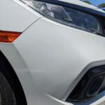 Toyota corolla pearl white paint repair